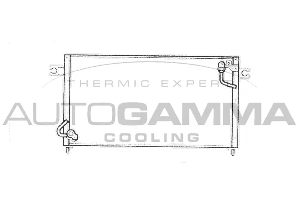 Condenseur, climatisation AUTOGAMMA 103291