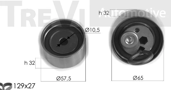 Kit de courroie crantée TREVI AUTOMOTIVE KD1339
