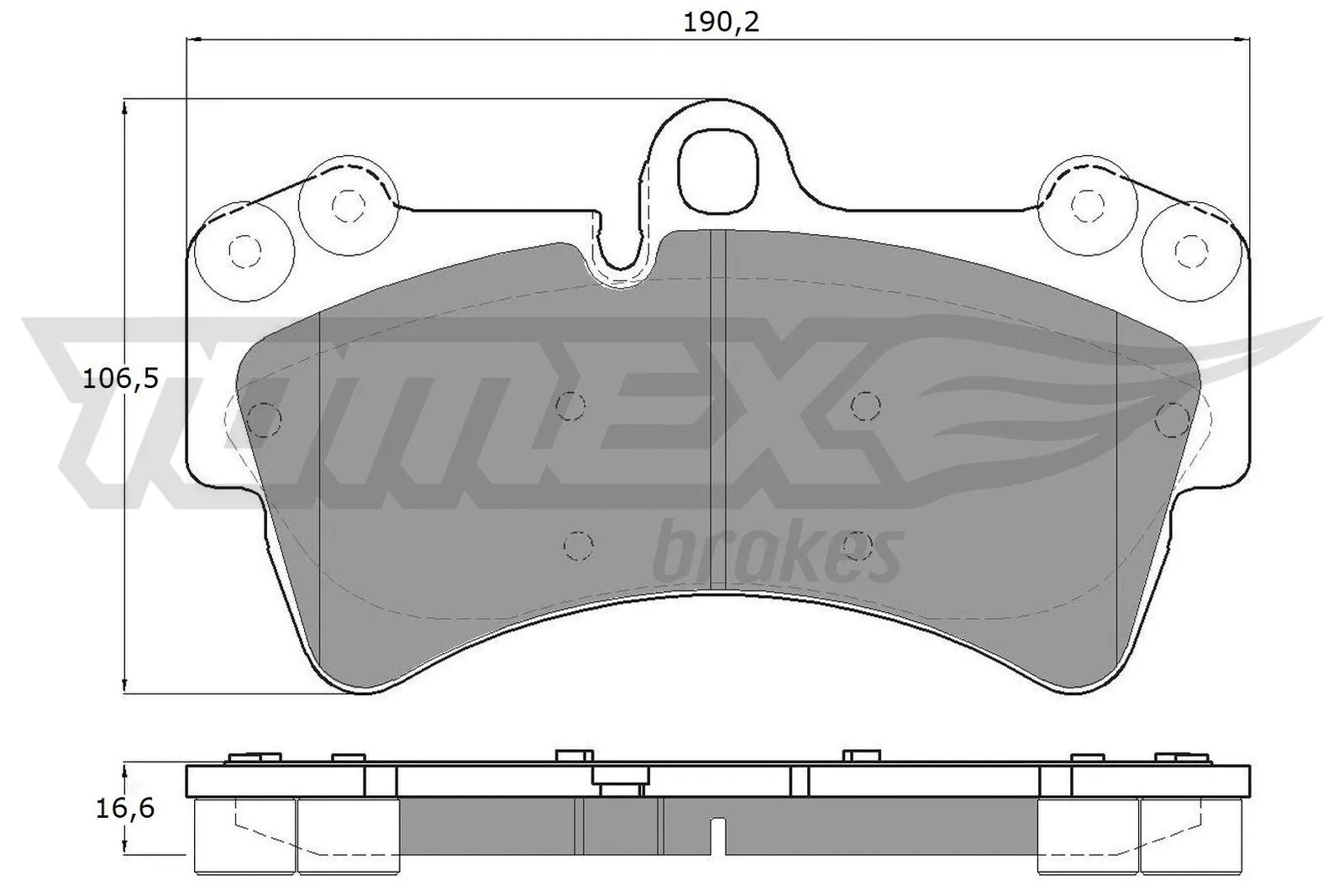 Kit de plaquettes de frein, frein à disque TOMEX Brakes TX 14-31