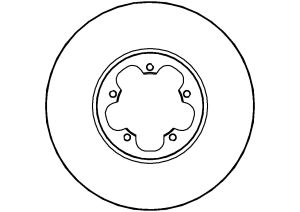 Disque de frein ABTEX BD1349V