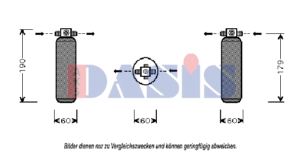 Filtre déshydratant, climatisation AKS DASIS 800239N