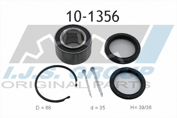 Kit de roulements de roue IJS GROUP 10-1356