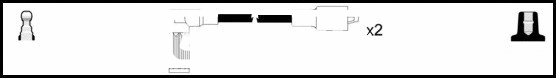 Kit de câbles d'allumage LEMARK HOES1322