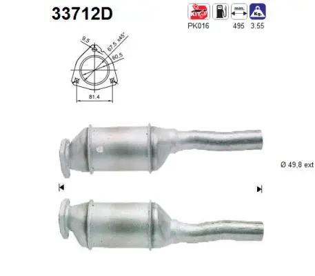 Catalyseur AS 33712D