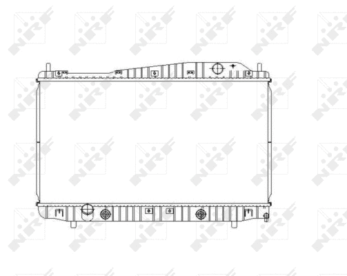 Radiateur, refroidissement du moteur NRF 53482