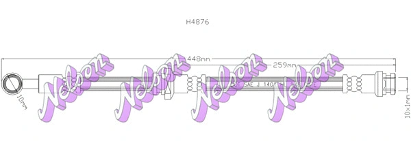 Flexible de frein KAWE H4876