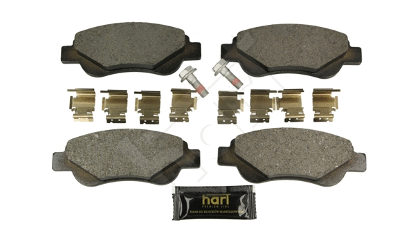 Kit de plaquettes de frein, frein à disque HART 248 990