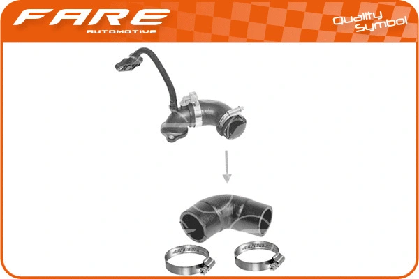 Gaine de suralimentation FARE SA 15045