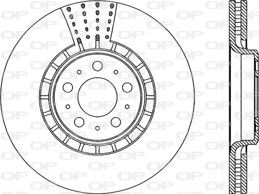 Disque de frein OPEN PARTS BDR1977.20