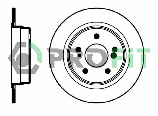 Disque de frein PROFIT 5010-0819