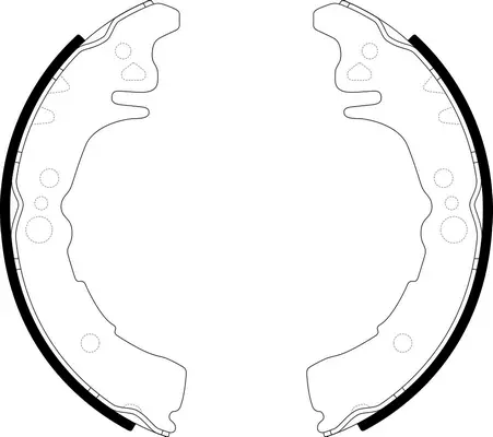 Jeu de mâchoires de frein SB BS21350