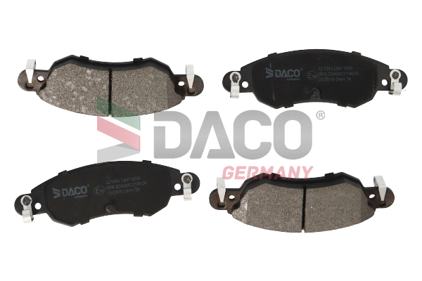 Kit de plaquettes de frein, frein à disque DACO Germany 321943