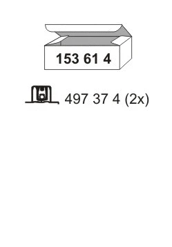 Kit d'assemblage, silencieux ERNST 153614