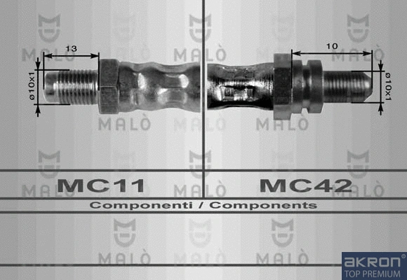 Flexible de frein AKRON-MALÒ 8607
