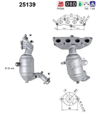 Catalyseur AS 25139