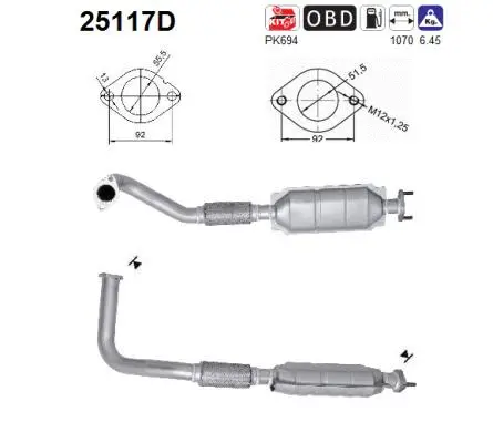 Catalyseur AS 25117D