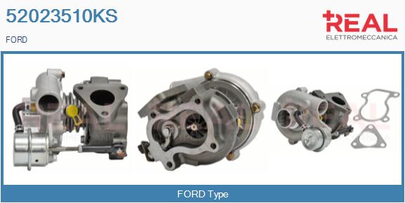 Turbocompresseur, suralimentation REAL 52023510KS