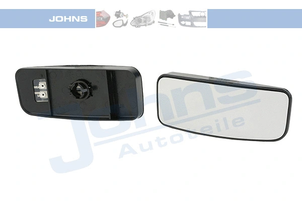 Verre de rétroviseur, rétroviseur extérieur JOHNS 50 64 38-86