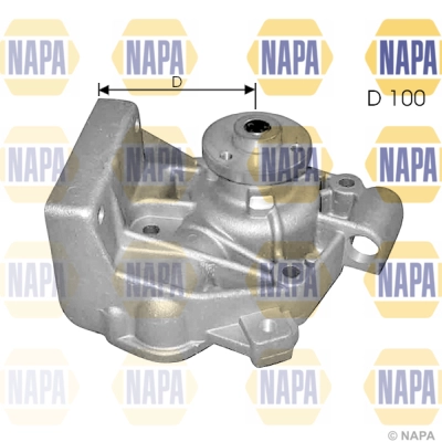 Pompe à eau, refroidissement du moteur NAPA NWP1474