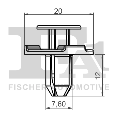 Clip, enjoliveur FA1 75-20002.25