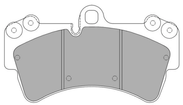 Kit de plaquettes de frein, frein à disque FREMAX FBP-1358