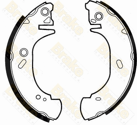 Jeu de mâchoires de frein Brake ENGINEERING SH2493