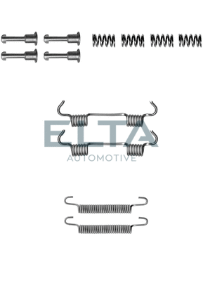 Kit d'accessoires, mâchoires de frein de stationnement ELTA AUTOMOTIVE EA8003