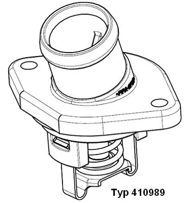 Thermostat, liquide de refroidissement BorgWarner (Wahler) 410989.87D