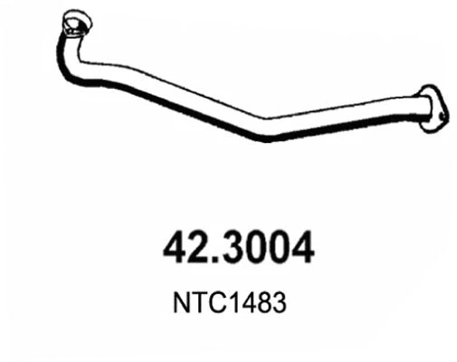 Tuyau d'échappement ASSO 42.3004