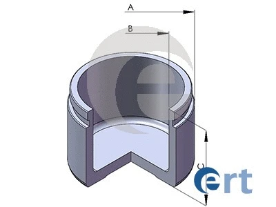 Piston, étrier de frein ERT 150262-C
