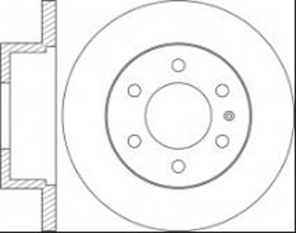 Disque de frein BRAXIS AE1017