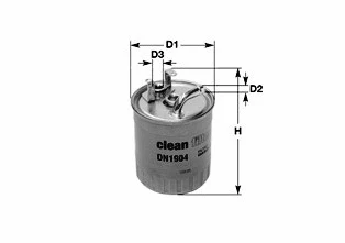 Filtre à carburant CLEAN FILTERS DN1904