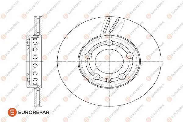 Disque de frein EUROREPAR 1618888080