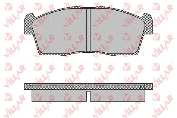 Kit de plaquettes de frein, frein à disque VILLAR 626.1442
