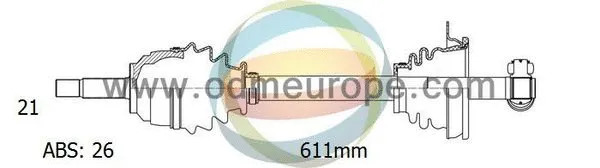 Arbre de transmission 4X4 ESTANFI EST-18-291141