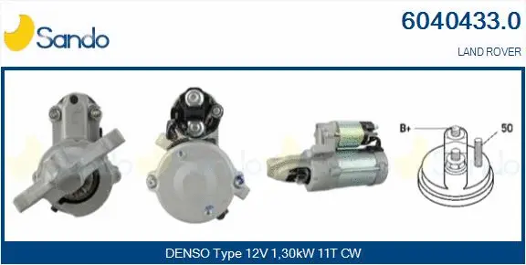 Démarreur SANDO 6040433.0
