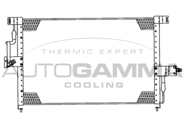 Condenseur, climatisation AUTOGAMMA 101711