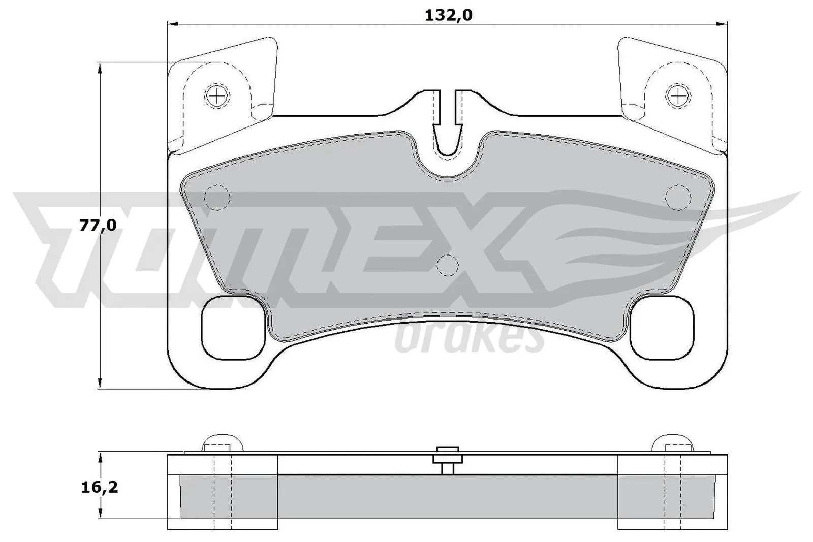 Kit de plaquettes de frein, frein à disque TOMEX Brakes TX 17-15