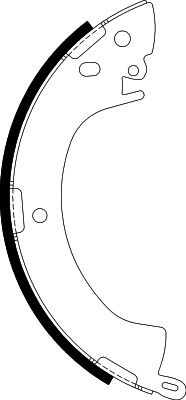 Jeu de mâchoires de frein NISSHINBO NS3001