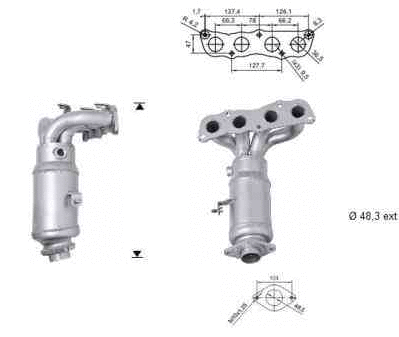 Catalyseur VEGAZ GmbH TK-842BLAU