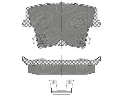 Kit de plaquettes de frein, frein à disque SCT - MANNOL SP 464 PR