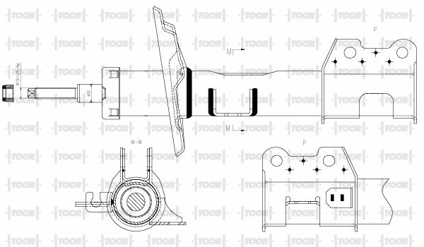 Amortisseur TOOR SG11650