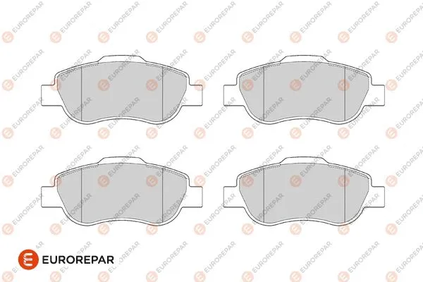 Kit de plaquettes de frein, frein à disque EUROREPAR 1686276480
