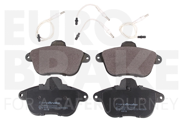 Kit de plaquettes de frein, frein à disque EUROBRAKE 5502221933