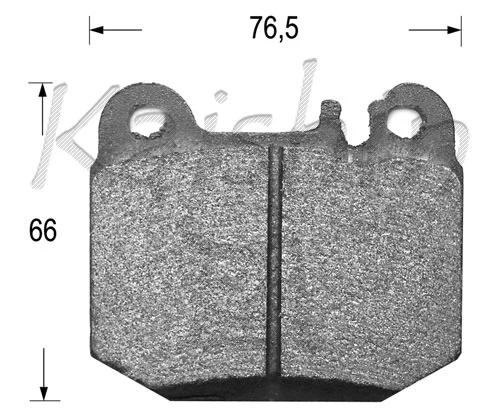 Kit de plaquettes de frein, frein à disque KAISHIN FK10080