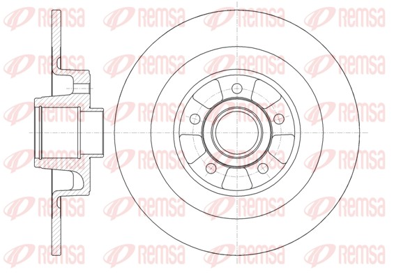 Disque de frein REMSA 6999.00