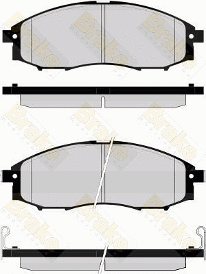 Kit de plaquettes de frein, frein à disque Brake ENGINEERING PA1590