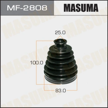 Jeu de joints-soufflets, arbre de commande MASUMA MF-2808