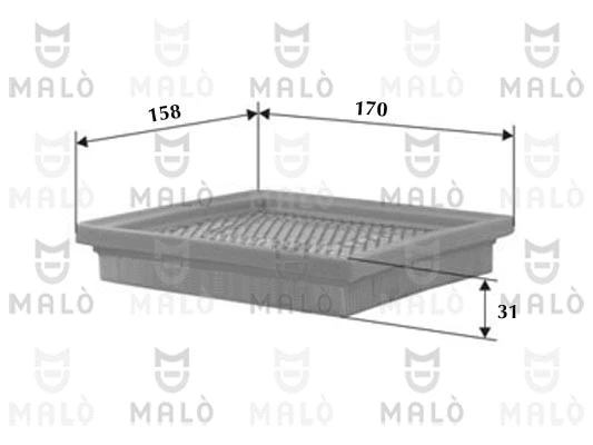 Filtre à air AKRON-MALÒ 1500106