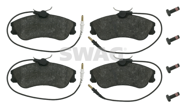 Kit de plaquettes de frein, frein à disque SWAG 62 91 6237